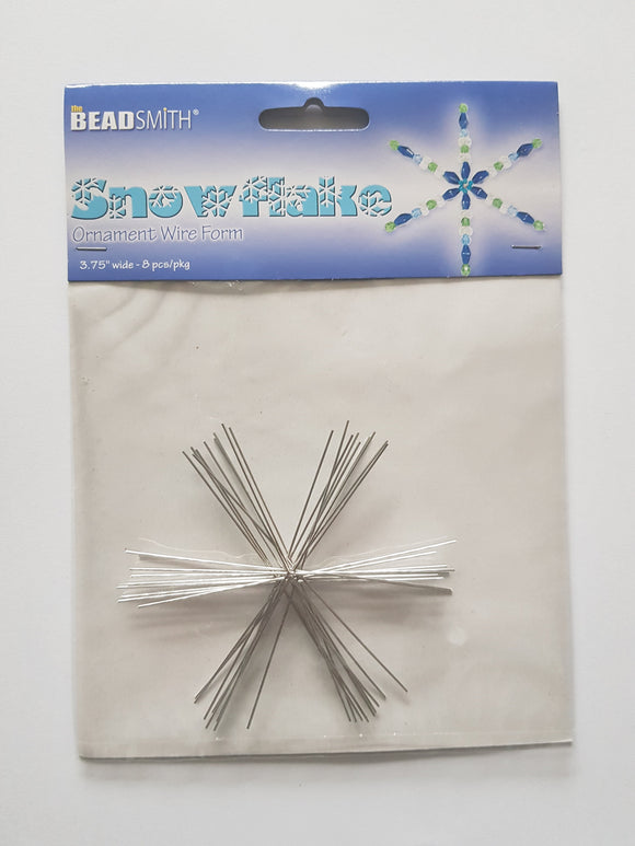 The Beadsmith Wire Snowflake 4.5