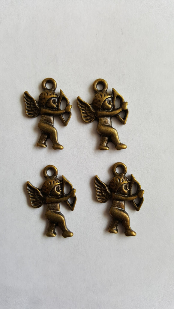 Antique Bronze Cupid Charms