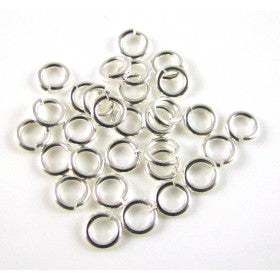 Silver colour jump rings