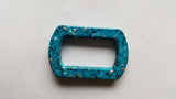 Acrylic Rectangular Donut Beads