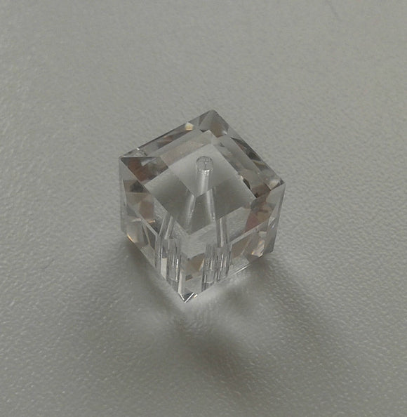 Swarovski Cube Bead 5601 10mm Crystal