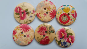 Large Wooden Buttons