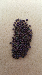 Toho Size 11 Frosted Metallic Iris Purple