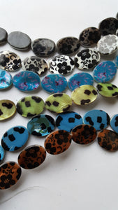 Oval Shell Beads