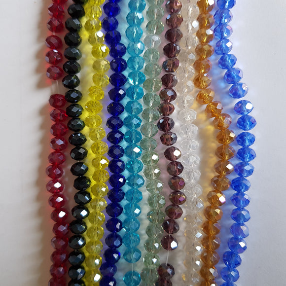 Glass Abacus Beads