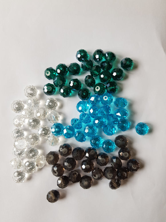 12mm Glass Abacus Beads