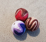 Cotton Covered Beads