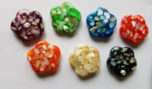Resin and Shell Beads