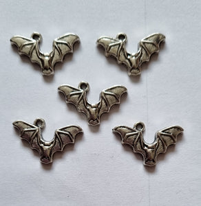 Tibetan Silver Bat Charms