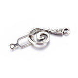 Antique Silver Hook and Eye Clasp