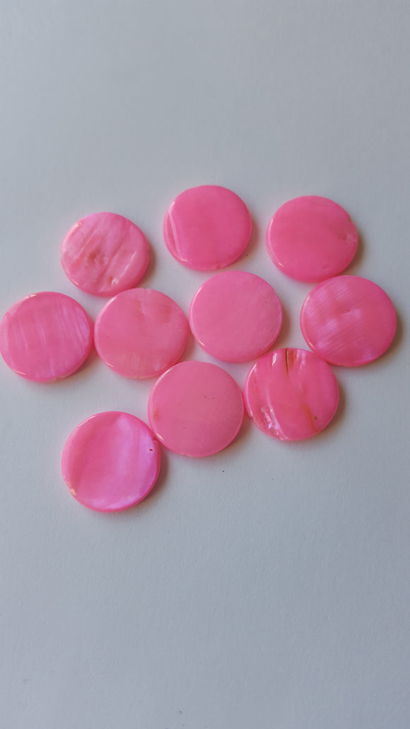Pink Shell Beads