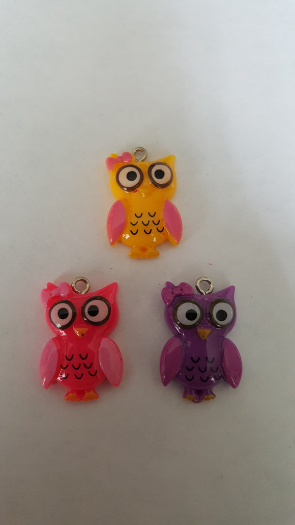 Acrylic Owl Pendant