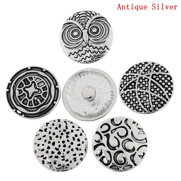 Antique Silver Poppers