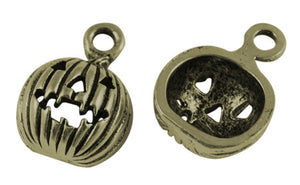 Antique Bronze Pumpkin Charms