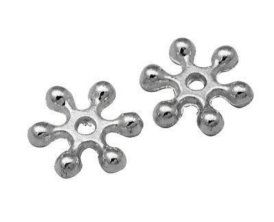 Antique Silver Snowflake Spacers