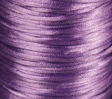 Satin rattail cord. 1mm thick.